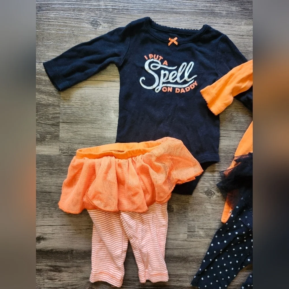 Carter's 3 Month Halloween Baby Outfit Bundle